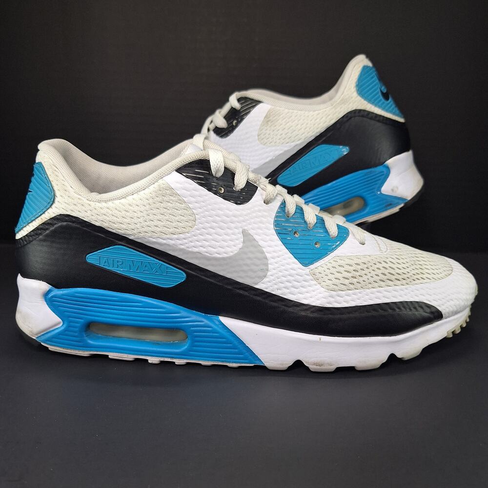 Nike Air Max 90 Ultra Essential Mens 12 Laser Blue 819474-101 Shoes Sneakers
